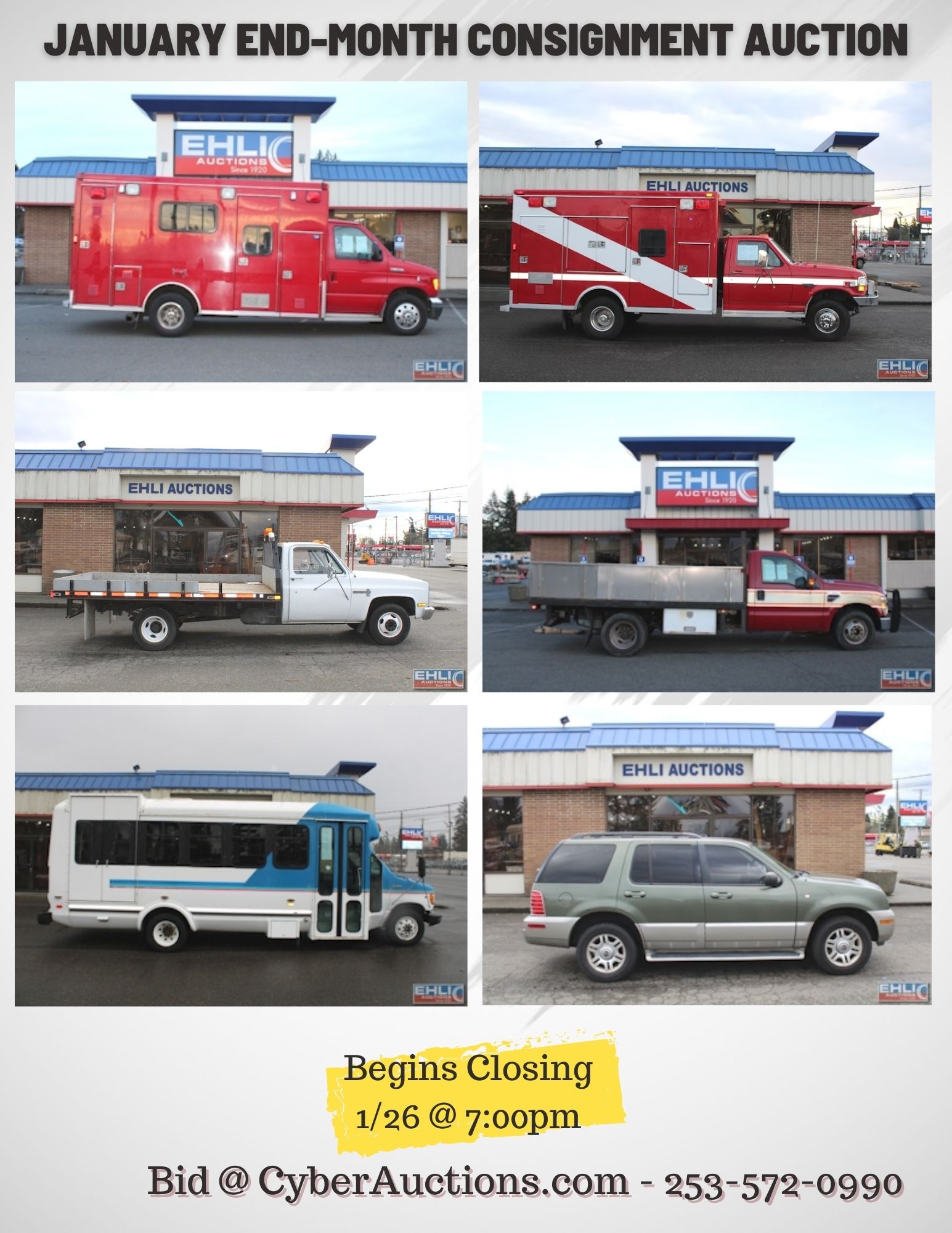 January End Month Consignment Auction (8.5 × 11 in)